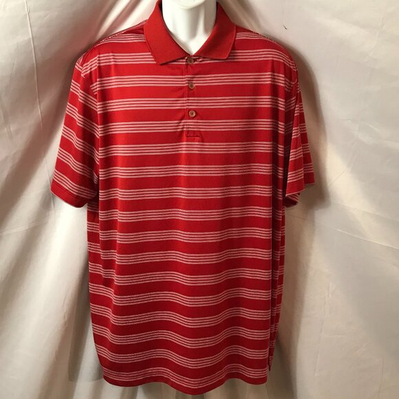 Nike Casual Dress Ware Two Tone Activewear Athletic Sport Cut Polo Shirt - Picture 1 of 5